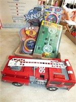 HANDHELD GAMES,FIRE TRUCK, AND MORE