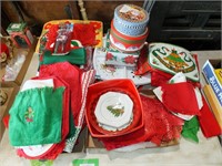 CHRISTMAS LINEN TABLECLOTHS AND MORE
