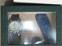 FIELD AND STREAM SURVIVAL TOOL AND WATCH