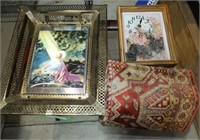 RELIGIOUS VINTAGE PIECE, CLOCK, AND MORE