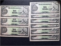 Two sets consecutive serial number WWII Invasion $