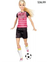 Barbie Made To Move Soccer Player Doll Soccer Ball