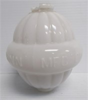 W. C. Shinn Mfg. Co. Belted White Milk Glass
