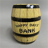 Happy Days J.Chein USA Coin Bank Barrel