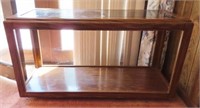 CONSOLE TABLE AND SHELF