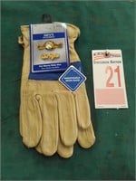 Wells Lamont Leather Work Gloves L