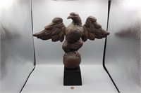 Bronze American Bald Eagle on Ball Finial