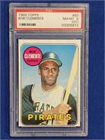 1969 TOPPS #50 ROBERTO CLEMENTE PSA 8 (OC)