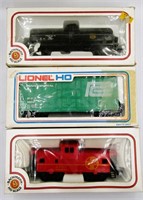 (3) HO-Gauge Rolling Cars, (Boxes may not match.)