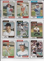 (36) 1974 Topps Baseball Cards