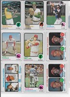 (30) 1971 & 1973 Topps Baseball Cards: Aaron, +