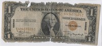 VERY RARE $1 Silver Certificate, 1935A HAWAII