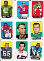 (13) 1964 Topps Football Cards ~ Very Crisp