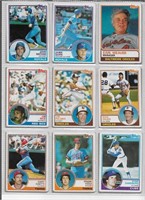 (81) '83, '84, '85, '86, '87, '88 Topps BB Cards