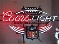 COORS LIGHT NFL NEON LIGHT SIGN