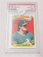 PSA MINT 8 - JOSE CANSECO
