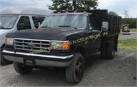 1988 FORD F-350 DUMP BODY W/ REMOVABLE STAKES 2wd