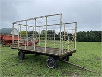 16' bale cage & gear