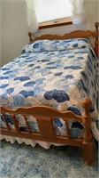 Full bed w mattresses(matches8054)