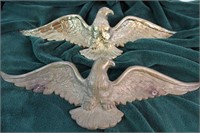 Two Brass Eagles