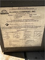Alaska Co. Coal Stove With Blower