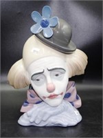 Large Lladro "Pensive clown" figure