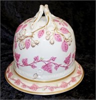 Victorian English cheese dome & base