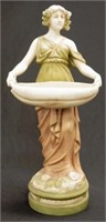 Good Royal Dux ceramic Standing Woman figure