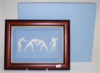 Wedgwood 'The Wrestlers' Olympic Plaque