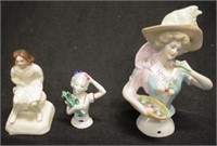 Two various porcelain dolls head