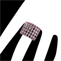 Natural Unheated Rhodolite Ring