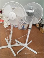 2 Floor mounted fans