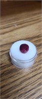 Madagascar Ruby gemstone oval cut and faceted 8.9