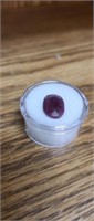 Madagascar Ruby gemstone oval cut and faceted