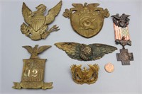 Collection 6 Metal Military Eagles