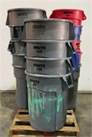 (15) Assorted Trash Cans