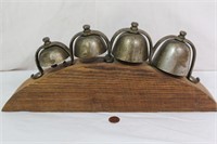 Antique 4-Bell Set Shopkeeper's Bells
