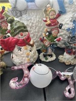 13+/- Christmas Snowman Figurines/Decorations