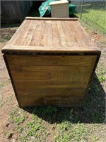 Wooden Storage Box 37” x 29” x 30”