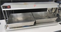 Hatco Glo-ray food warmer. Measures 43" wide.