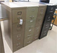 (4) 4 Drawer filing cabinets.