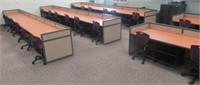 (5) Sections of classroom desk. Each section