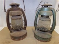 Embury Oil Lamps - glass globes (2)