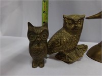Brass Owls, Ducks (6)