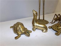 Brass Animal, Bird, Insect Figures (5+)