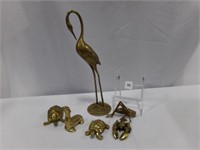 Brass Animal, Bird, Insect Figures (5+)