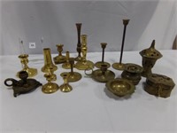 Brass Candleholders, Incense (1 box)