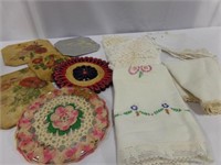 Trivets, Doilies, Crocheted, Embroidery