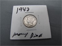 Silver Pair Mercury Dimes 1942 1935