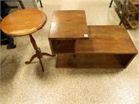 Coffee Table & Small Round Table; Coffee Table